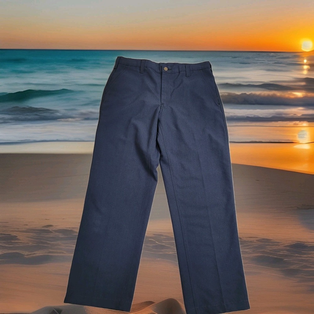 🔥Workrite FR Pants Mens 35x31 Navy Nomex‎ Flame Resistant Work CAT 1 NFPA 2112